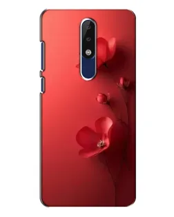 Чехол для Nokia 5.1 Plus (X5) с картинкой «Маковые соцветия»