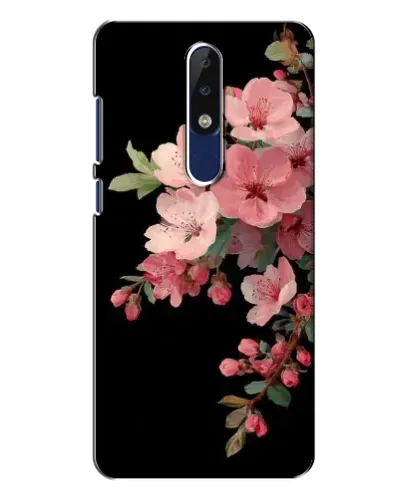 Чехол для Nokia 5.1 Plus (X5) с картинкой «Розовая ветка сакуры»