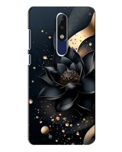 Чехол для Nokia 5.1 Plus (X5) с картинкой «Черный лотос»