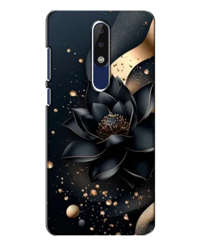 Чехол для Nokia 5.1 Plus (X5) с картинкой «Черный лотос»