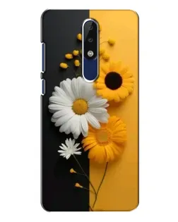 Чехол для Nokia 5.1 Plus (X5) с картинкой «Подсолнух и ромашка»