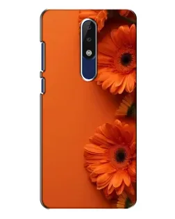 Чехол для Nokia 5.1 Plus (X5) с картинкой «Оранжевые герберы»