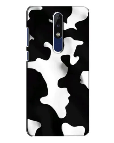 Чехол для Nokia 5.1 Plus (X5) с картинкой «Черно-белое пятно»