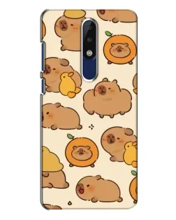 Чехол для Nokia 5.1 Plus (X5) с картинкой «Капибары с апельсинами» Чехол для Nokia 5.1 Plus (X5) с картинкой «Капибары с апельсинами»