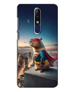 Чохол для Nokia 5.1 Plus (X5) з картинкою «Капі-мен супергерой» Чохол для Nokia 5.1 Plus (X5) з картинкою «Капі-мен супергерой»