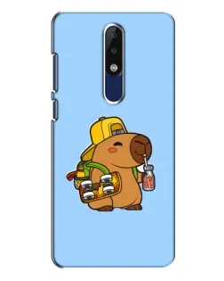 Чохол для Nokia 5.1 Plus (X5) з картинкою «Капібара на скейті» Чохол для Nokia 5.1 Plus (X5) з картинкою «Капібара на скейті»