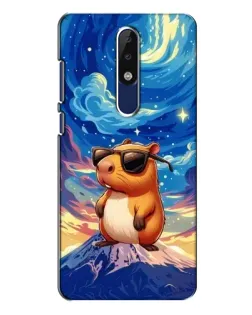 Чохол для Nokia 5.1 Plus (X5) з картинкою «Капібара Ван Гога» Чохол для Nokia 5.1 Plus (X5) з картинкою «Капібара Ван Гога»