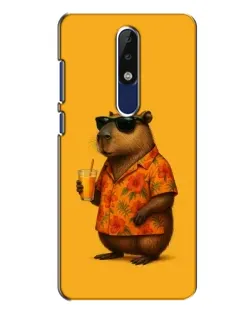 Чохол для Nokia 5.1 Plus (X5) з картинкою «Капібара на відпочинку» Чохол для Nokia 5.1 Plus (X5) з картинкою «Капібара на відпочинку»