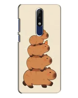Чохол для Nokia 5.1 Plus (X5) з картинкою «Вежа з капібар» Чохол для Nokia 5.1 Plus (X5) з картинкою «Вежа з капібар»
