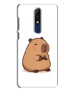 Чохол для Nokia 5.1 Plus (X5) з картинкою «Товстенька капібара» Чохол для Nokia 5.1 Plus (X5) з картинкою «Товстенька капібара»