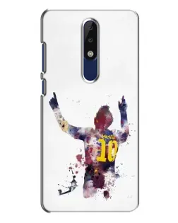 Чехол для Nokia 5.1 Plus (X5) с картинкой «Акварельный Месси Барселона» Чехол для Nokia 5.1 Plus (X5) с картинкой «Акварельный Месси Барселона»