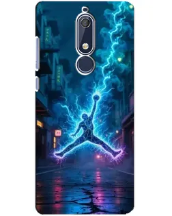 Чохол для Nokia 5.1 (2018) з картинкою «Jordan Gold Jumpman» Чохол для Nokia 5.1 (2018) з картинкою «Jordan Gold Jumpman»