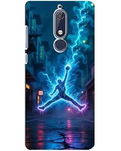Чохол для Nokia 5.1 (2018) з картинкою «Jordan Gold Jumpman» Чохол для Nokia 5.1 (2018) з картинкою «Jordan Gold Jumpman»