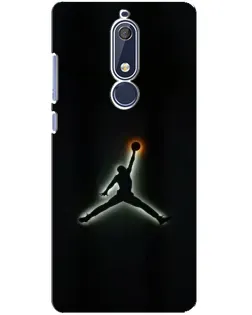Чохол для Nokia 5.1 (2018) з картинкою «Jordan Gradient Logo» Чохол для Nokia 5.1 (2018) з картинкою «Jordan Gradient Logo»