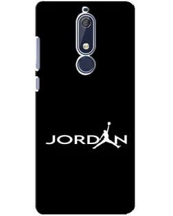 Чохол для Nokia 5.1 (2018) з картинкою «Jordan White Logo»