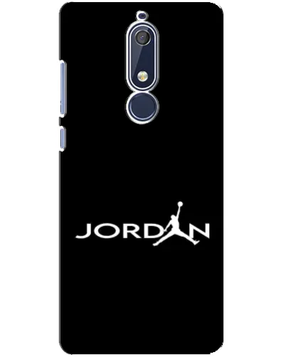 Чохол для Nokia 5.1 (2018) з картинкою «Jordan White Logo» Чохол для Nokia 5.1 (2018) з картинкою «Jordan White Logo»