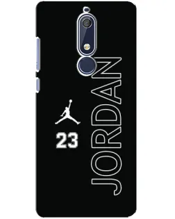 Чохол для Nokia 5.1 (2018) з картинкою «Jordan Vertical»