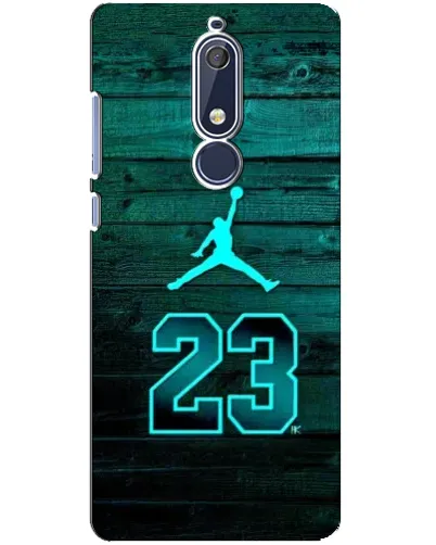 Чохол для Nokia 5.1 (2018) з картинкою «Jordan Cyan 23» Чохол для Nokia 5.1 (2018) з картинкою «Jordan Cyan 23»