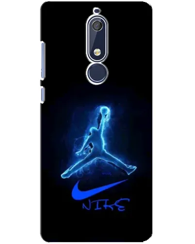 Чохол для Nokia 5.1 (2018) з картинкою «Jordan Neon Blue» Чохол для Nokia 5.1 (2018) з картинкою «Jordan Neon Blue»