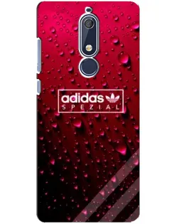 Чохол для Nokia 5.1 (2018) з картинкою «Adidas Gold Marble»