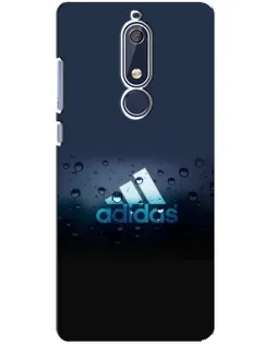 Чохол для Nokia 5.1 (2018) з картинкою «Adidas Water Drops»