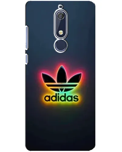 Чохол для Nokia 5.1 (2018) з картинкою «Неоновий Adidas» Чохол для Nokia 5.1 (2018) з картинкою «Неоновий Adidas»