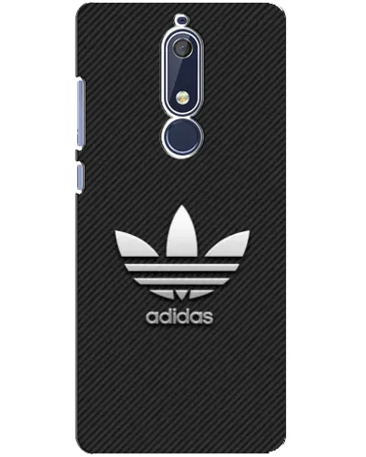 Чохол для Nokia 5.1 (2018) з картинкою «Adidas Карбонова текстура» Чохол для Nokia 5.1 (2018) з картинкою «Adidas Карбонова текстура»