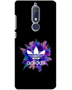 Чохол для Nokia 5.1 (2018) з картинкою «Вибух фарб Adidas»
