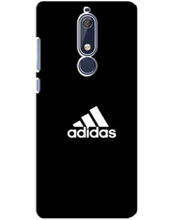 Чохол для Nokia 5.1 (2018) з картинкою «Чорна класика Adidas»