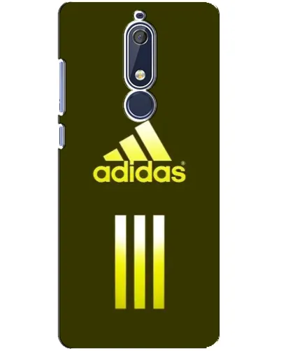 Чохол для Nokia 5.1 (2018) з картинкою «Оливковий градієнт Adidas» Чохол для Nokia 5.1 (2018) з картинкою «Оливковий градієнт Adidas»