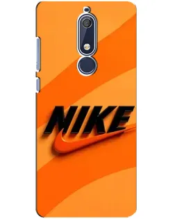 Чохол для Nokia 5.1 (2018) з картинкою «Помаранчевий драйв Nike» Чохол для Nokia 5.1 (2018) з картинкою «Помаранчевий драйв Nike»