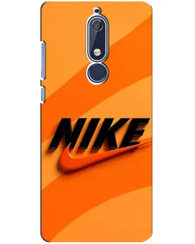 Чехол для Nokia 5.1 (2018) с картинкой «Оранжевый драйв Nike»