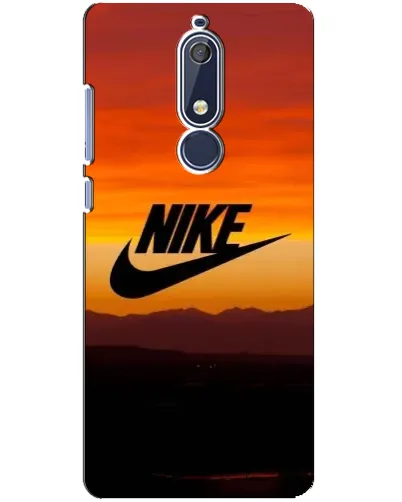 Чехол для Nokia 5.1 (2018) с картинкой «Nike — вечерний горизонт»