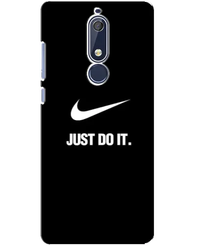 Чехол для Nokia 5.1 (2018) с картинкой «Классический принт Nike»