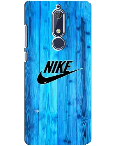 Чехол для Nokia 5.1 (2018) с картинкой «Голубое дерево Nike»