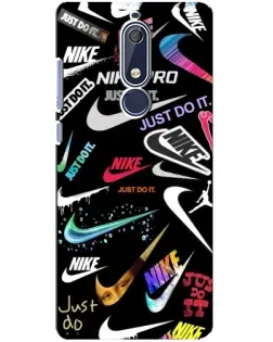 Чехол для Nokia 5.1 (2018) с картинкой «Nike — роскошь»