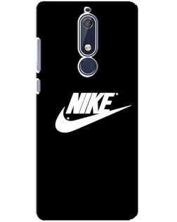 Чехол для Nokia 5.1 (2018) с картинкой «Мазки краски Nike»