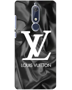 Чохол для Nokia 5.1 (2018) з картинкою «Шовковий Louis Vuitton»