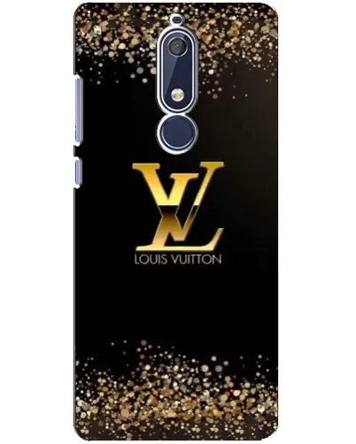 Чохол для Nokia 5.1 (2018) з картинкою «LV — золоті іскри»