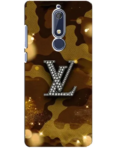 Чохол для Nokia 5.1 (2018) з картинкою «Камуфляжний Louis Vuitton»