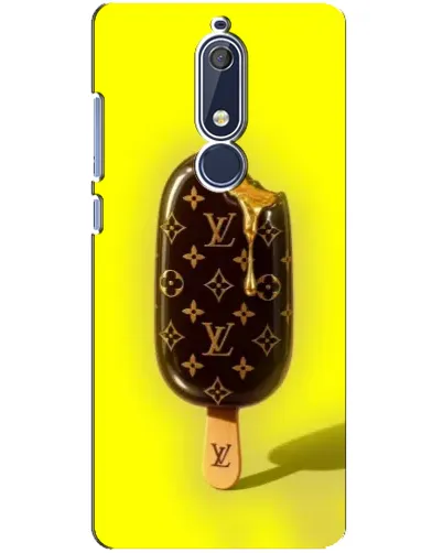 Чохол для Nokia 5.1 (2018) з картинкою «Морозиво від LV»