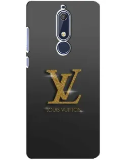 Чохол для Nokia 5.1 (2018) з картинкою «Градієнт Louis Vuitton»