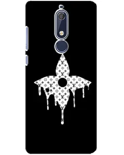 Чохол для Nokia 5.1 (2018) з картинкою «Квіткова монограма»