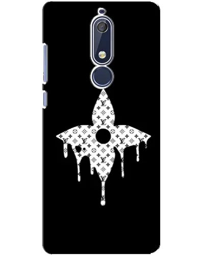 Чохол для Nokia 5.1 (2018) з картинкою «Квіткова монограма»