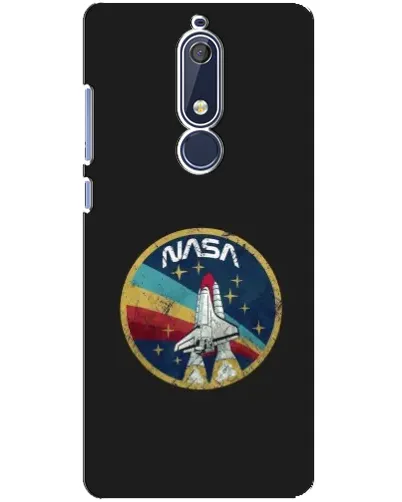 Чехол для Nokia 5.1 (2018) с картинкой «NASA — эмблема миссии» Чехол для Nokia 5.1 (2018) с картинкой «NASA — эмблема миссии»
