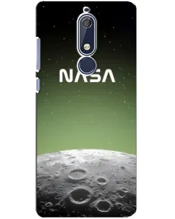 Чехол для Nokia 5.1 (2018) с картинкой «NASA — лунный градиент» Чехол для Nokia 5.1 (2018) с картинкой «NASA — лунный градиент»