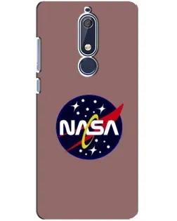 Чехол для Nokia 5.1 (2018) с картинкой «NASA — ретро космос» Чехол для Nokia 5.1 (2018) с картинкой «NASA — ретро космос»