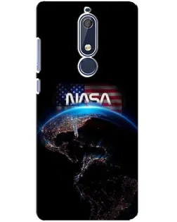 Чехол для Nokia 5.1 (2018) с картинкой «Земля из космоса NASA» Чехол для Nokia 5.1 (2018) с картинкой «Земля из космоса NASA»