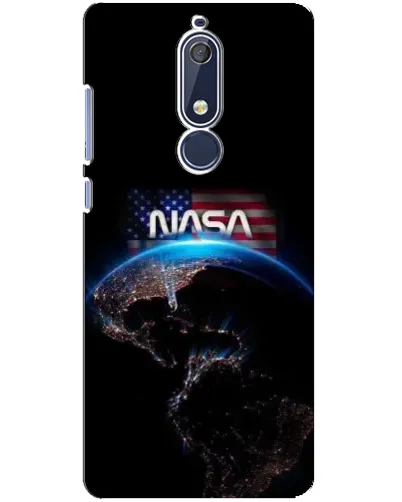 Чехол для Nokia 5.1 (2018) с картинкой «Земля из космоса NASA» Чехол для Nokia 5.1 (2018) с картинкой «Земля из космоса NASA»