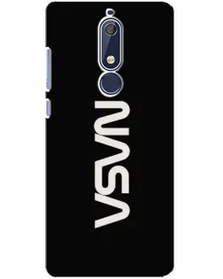 Чехол для Nokia 5.1 (2018) с картинкой «NASA — вертикальный логотип» Чехол для Nokia 5.1 (2018) с картинкой «NASA — вертикальный логотип»